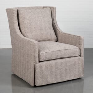 Taupe textured swivel chair product image