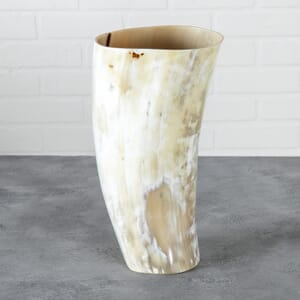 Large Cow Horn Vase