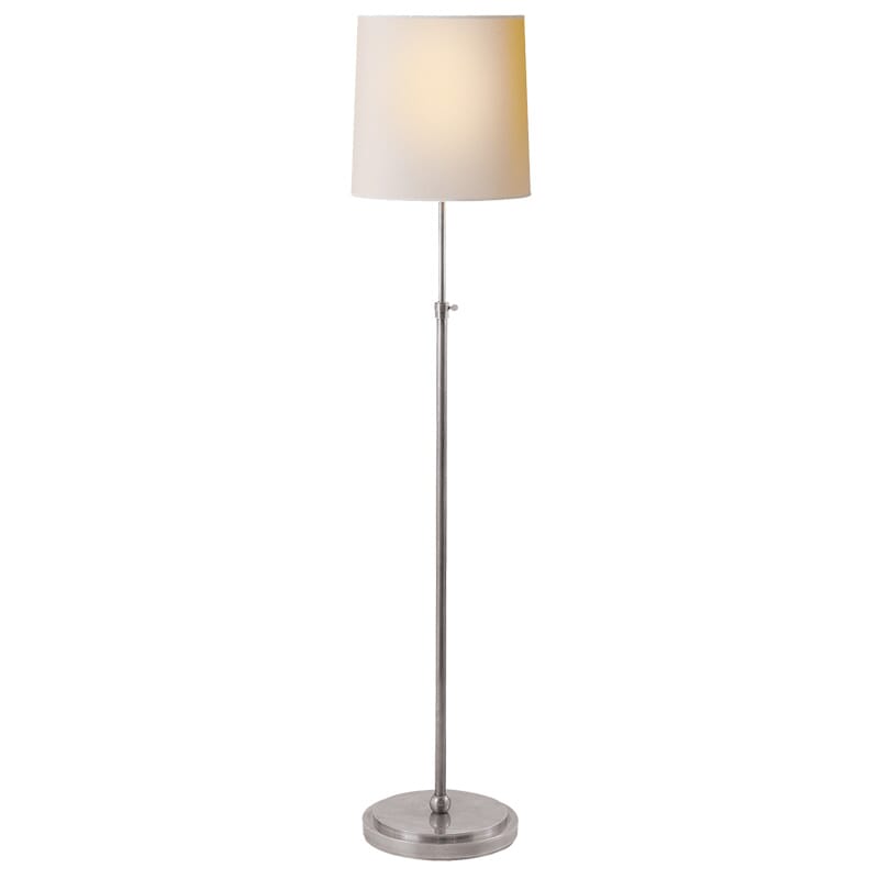 Bryant Floor Lamp Antq Silver