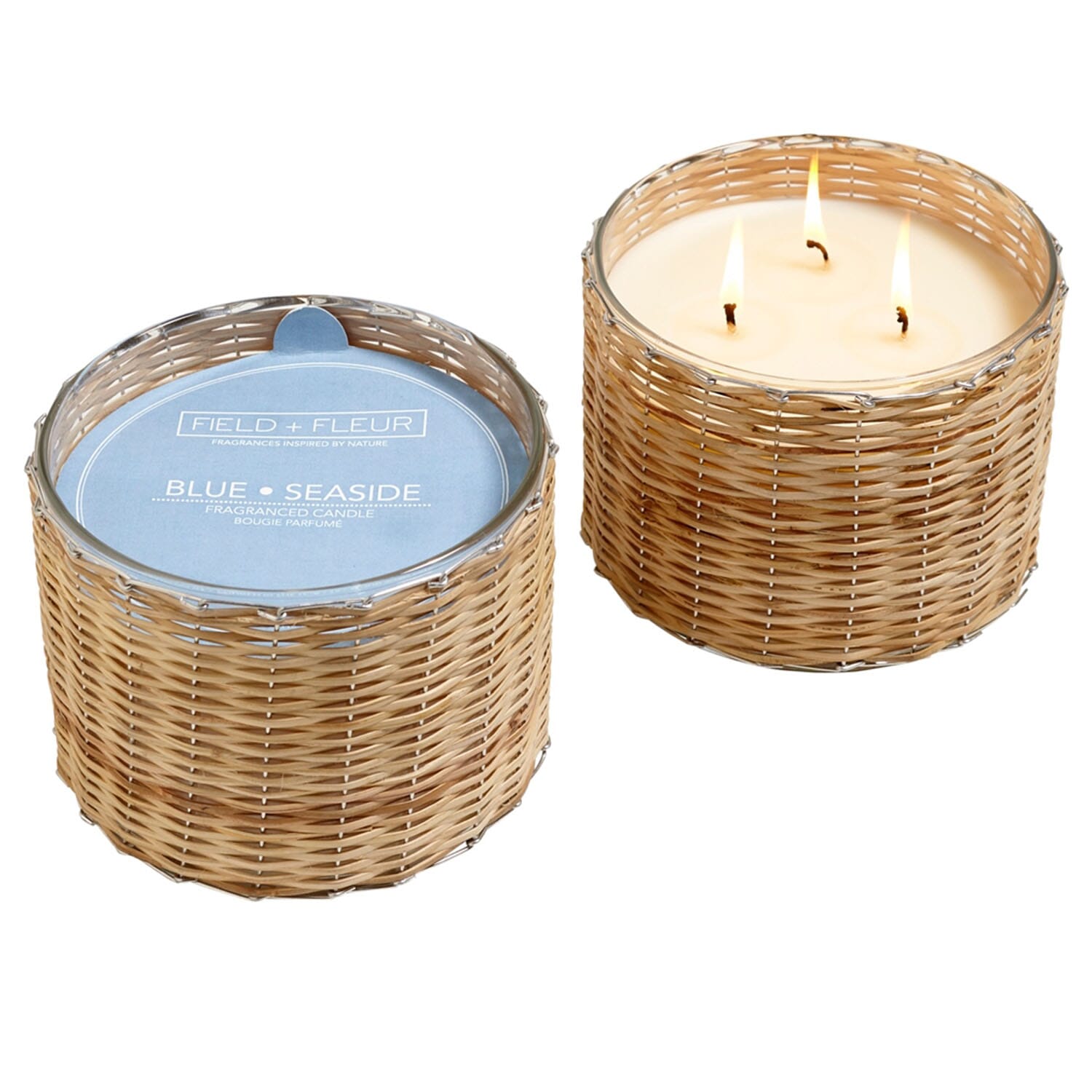 Blue Seaside 3 Wick Candle