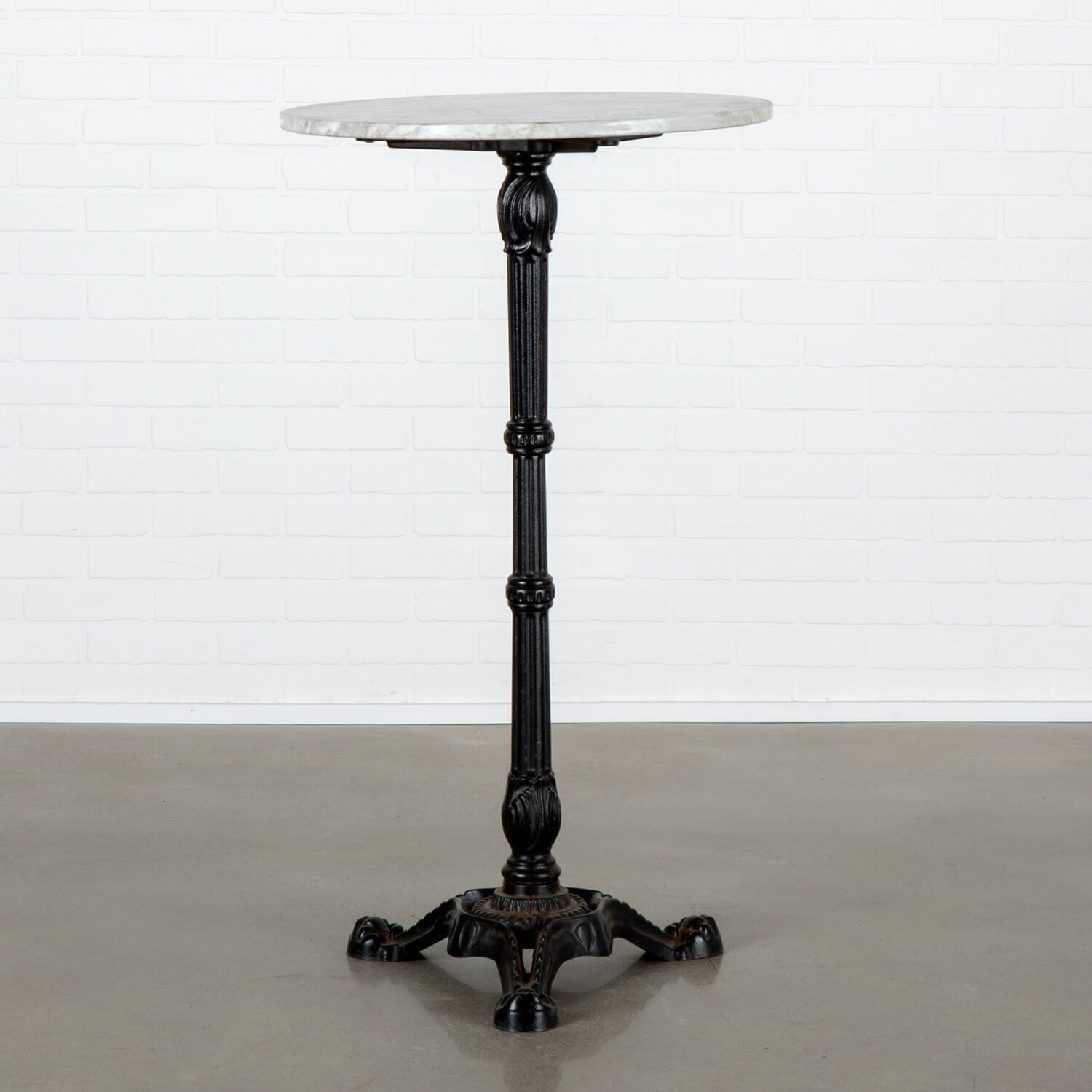 Antique Bar Height Bistro Table - Marble