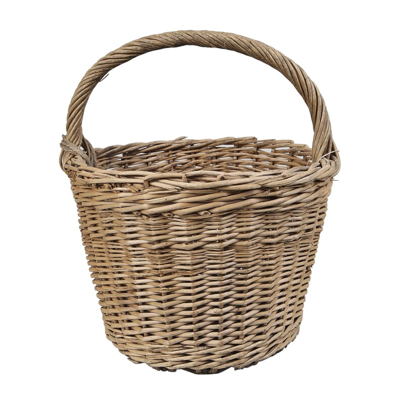Antique Single Handle Basket