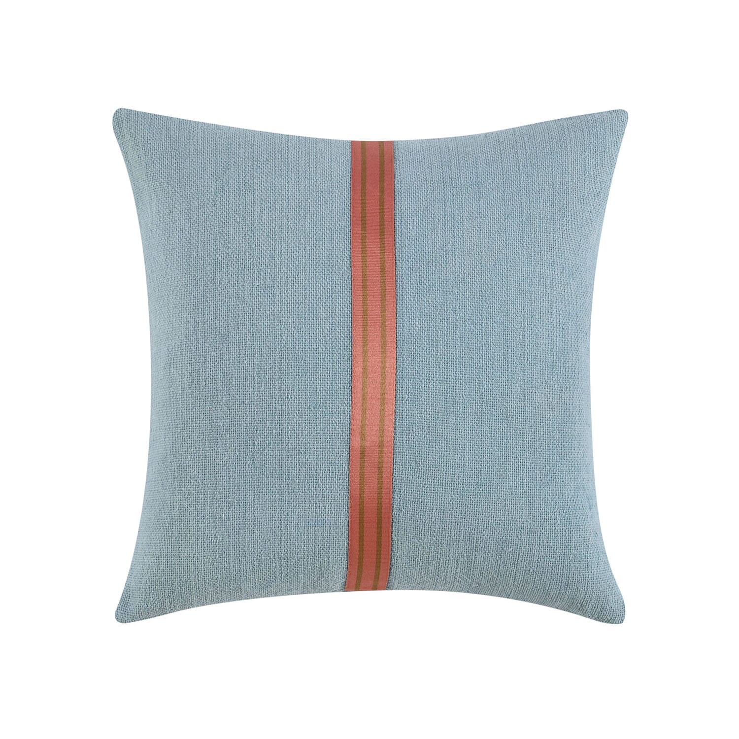 22x22 Breton Blue Multi-Colored Pillow