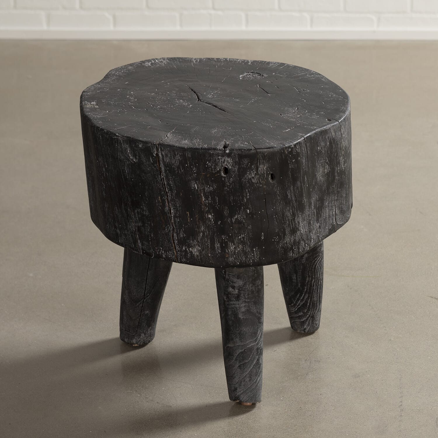Black Wash Teak Table
