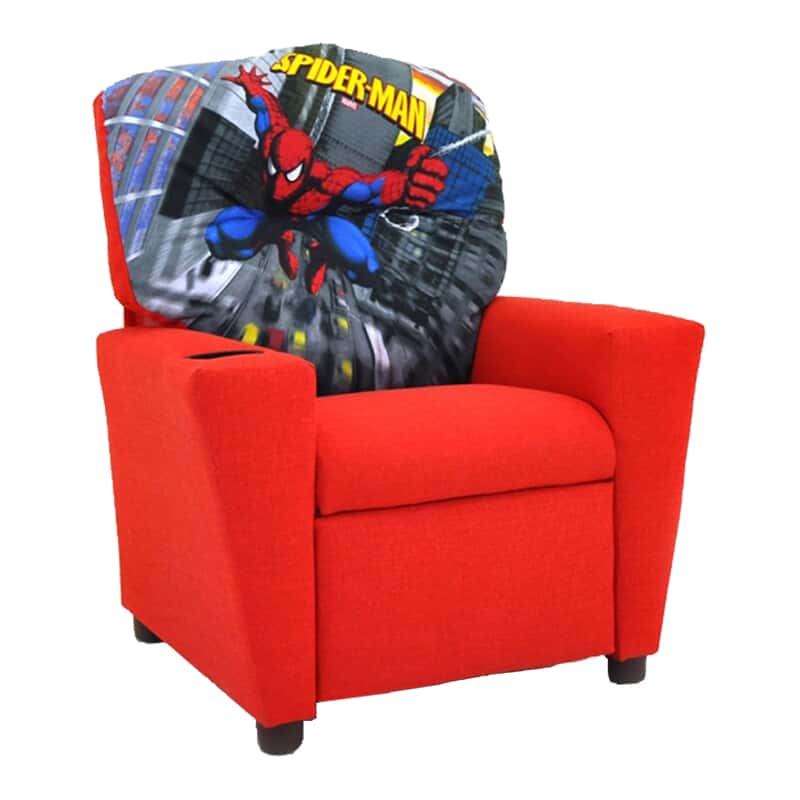 Arely Kid Spiderman Recliner Closeout Youth Bedroom Youth