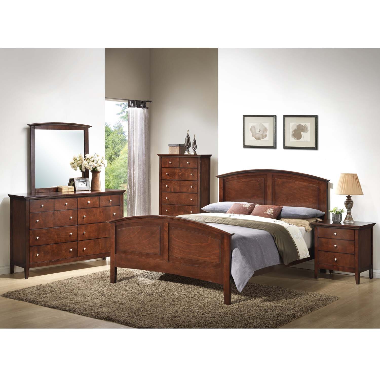 Broadway 7-Pc. Queen Brown Bedroom Package | Bedroom Sets, PowerBuy