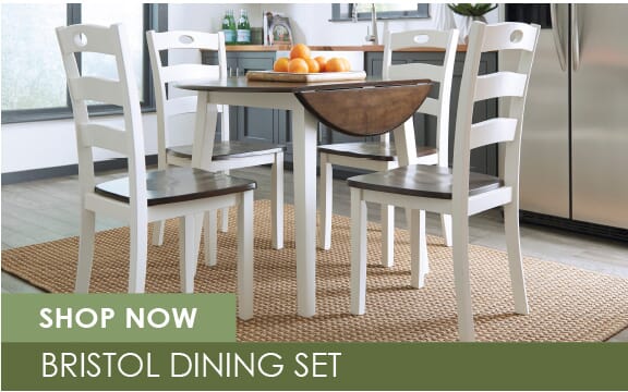 Woodanville dining table and 4 online chairs