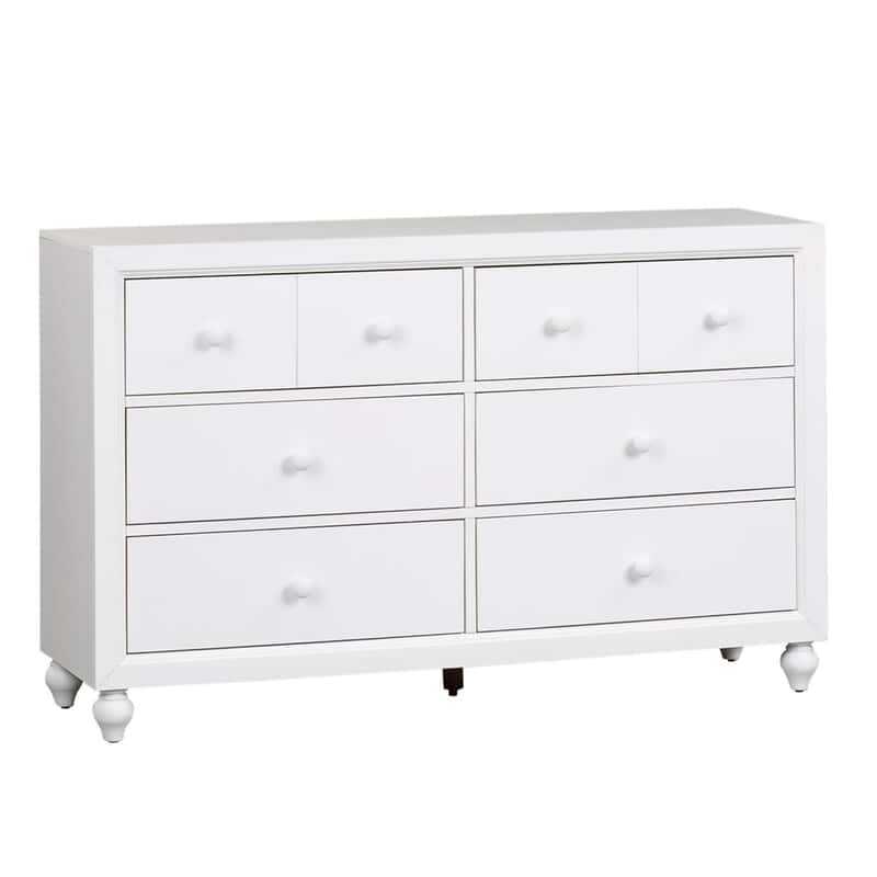 Amelia White Dresser Youth Bedroom Wg R Furniture