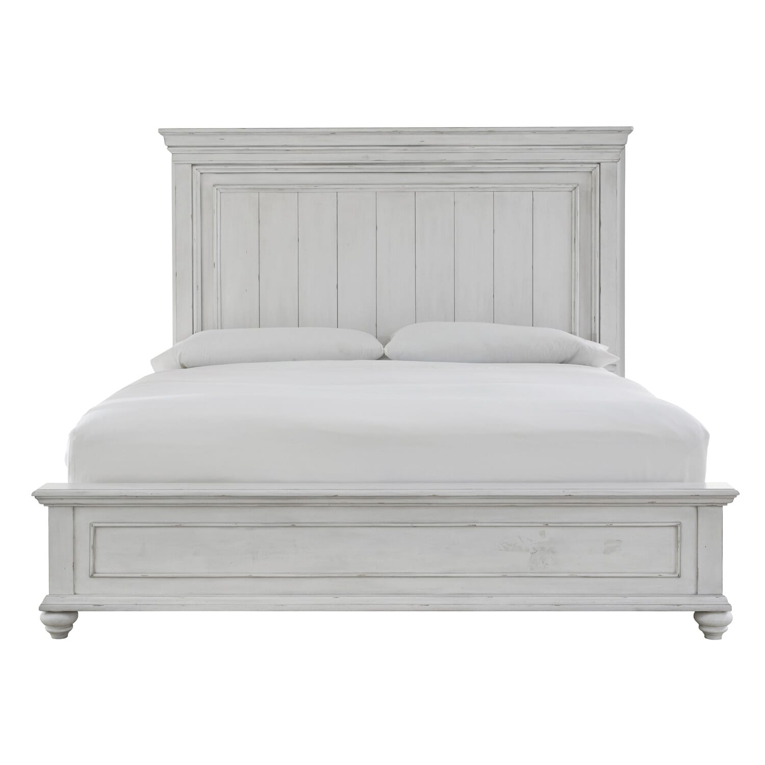 Kalyn White Queen Panel Bed | Beds | WG&R Furniture