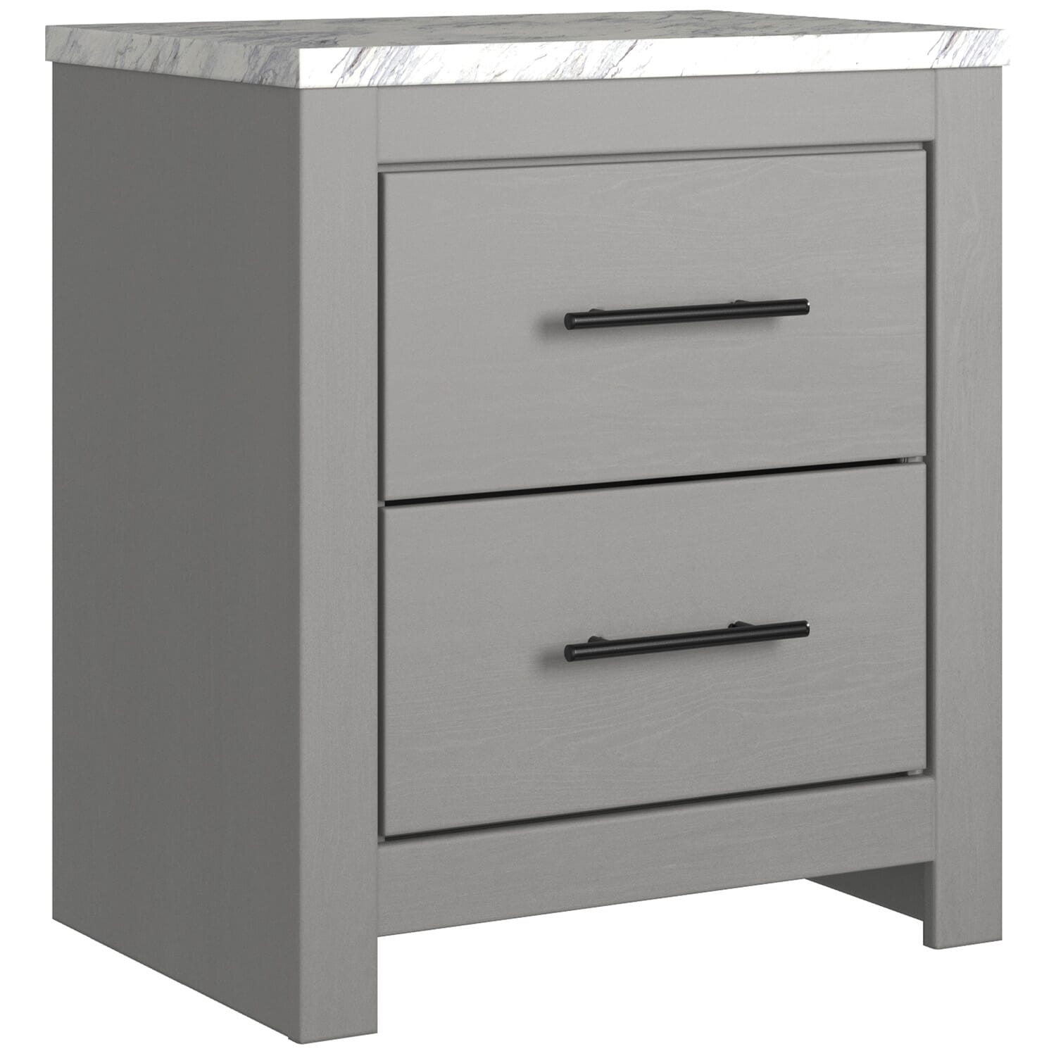 large gray nightstand