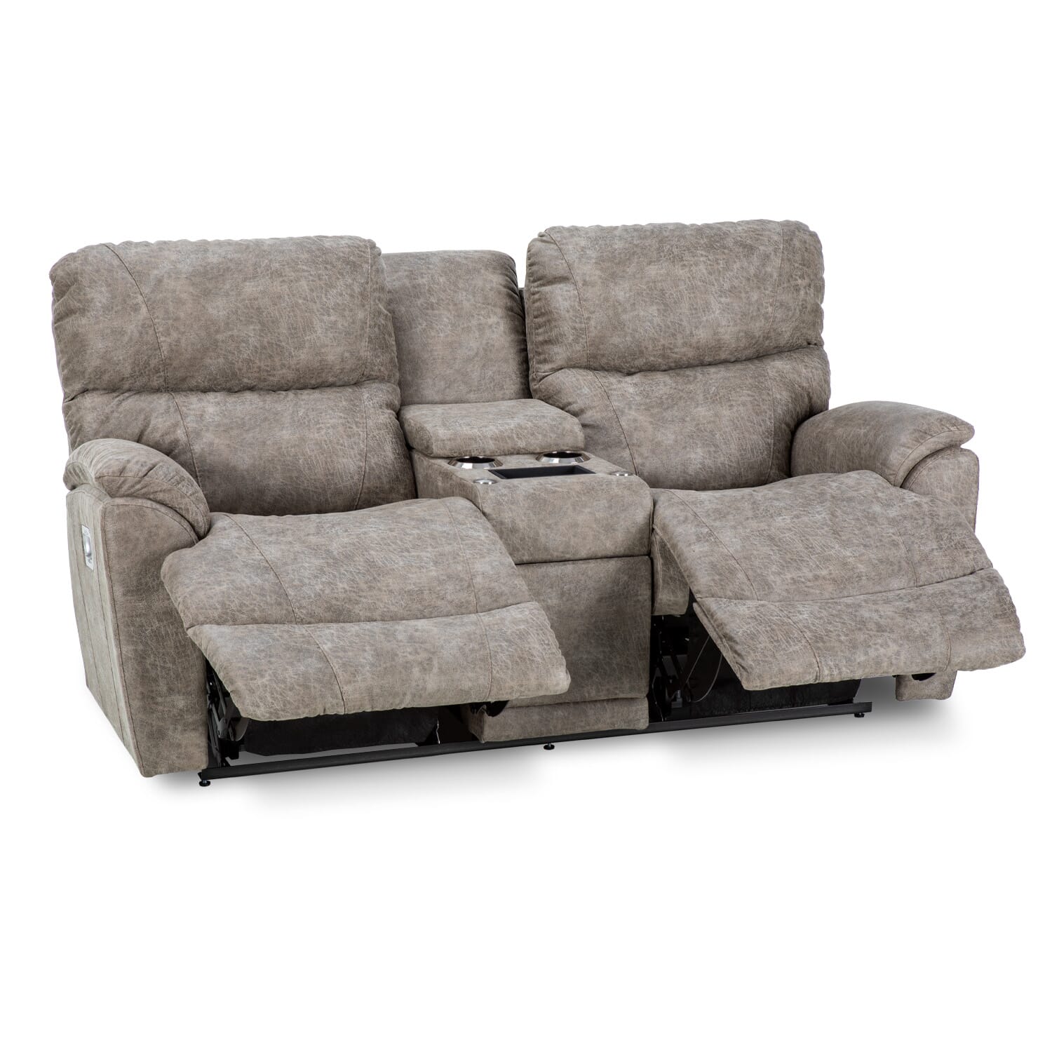 La Z Boy Trouper II Power Reclining Loveseat WG R Furniture