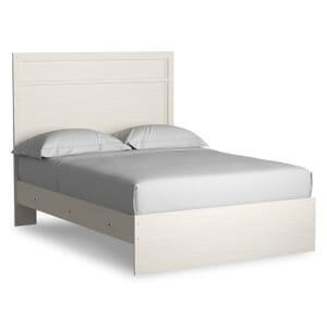 Cambell Twin White Panel Bed
