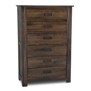 solid wood 6 drawer chest product image