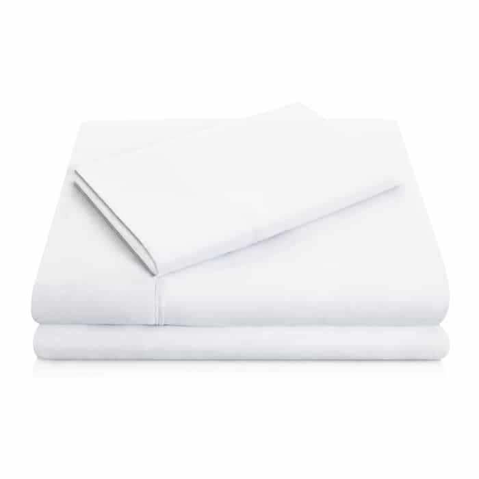 Brushed Microfiber White Short Queen Sheets
