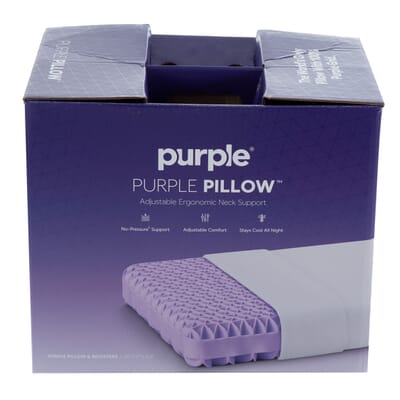 Purple Pillow with Booster