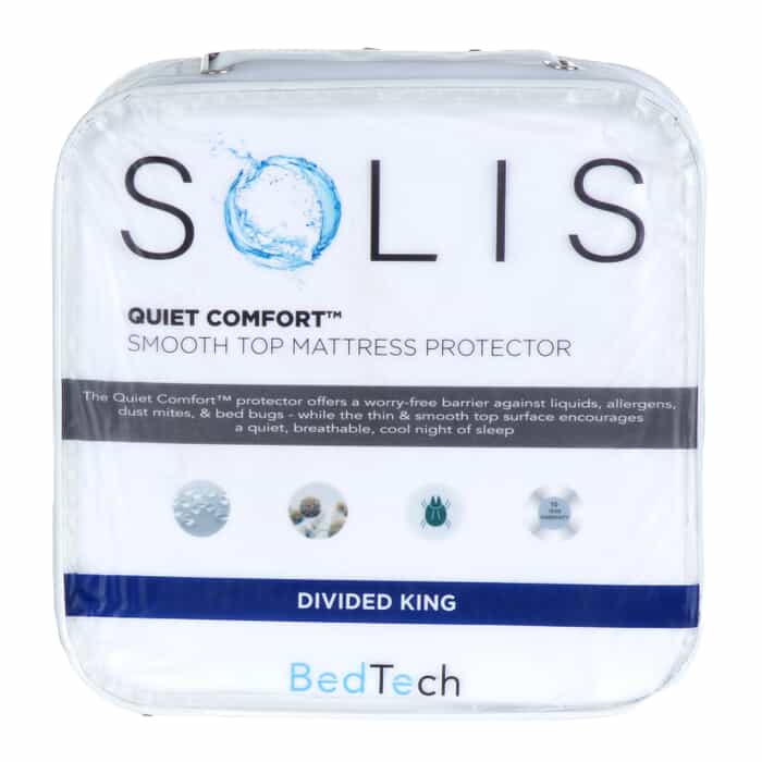 BedTech Quiet Comfort Flex King Split Head Mattress Protector