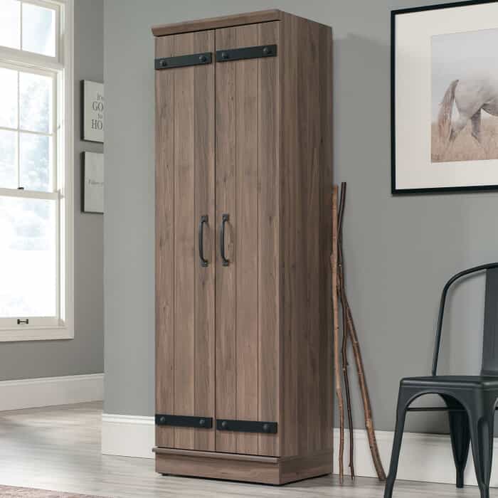 RTA Oak Storage Cabinet