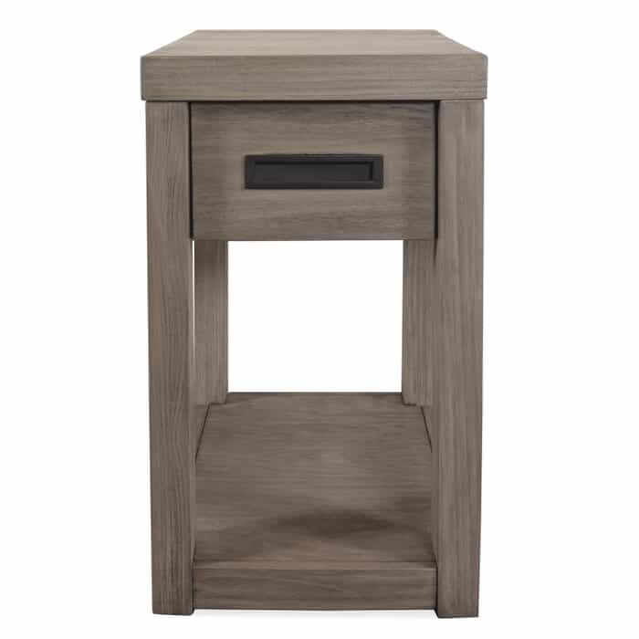 Raina Gray Chairside Table