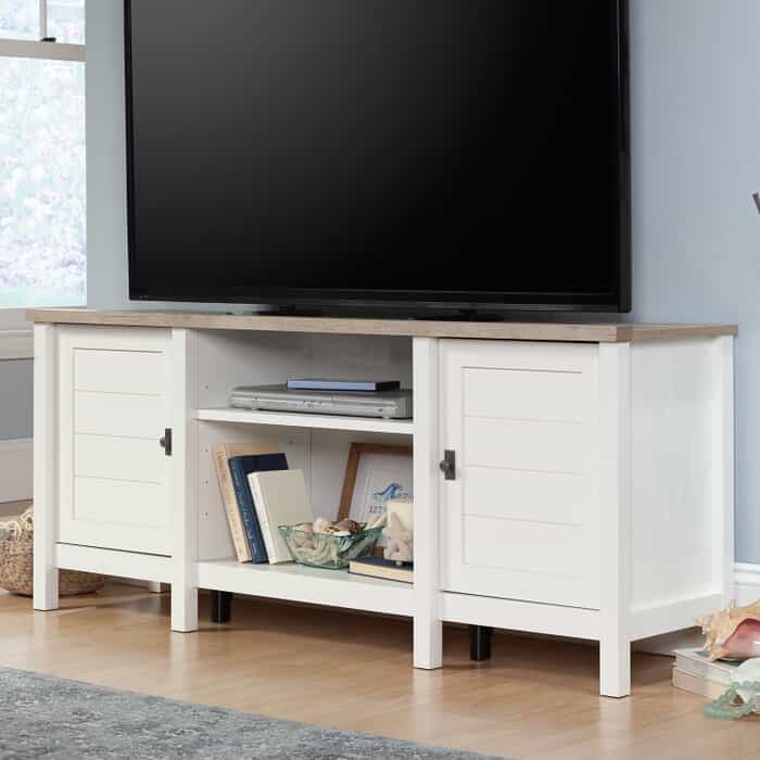 White RTA TV Console