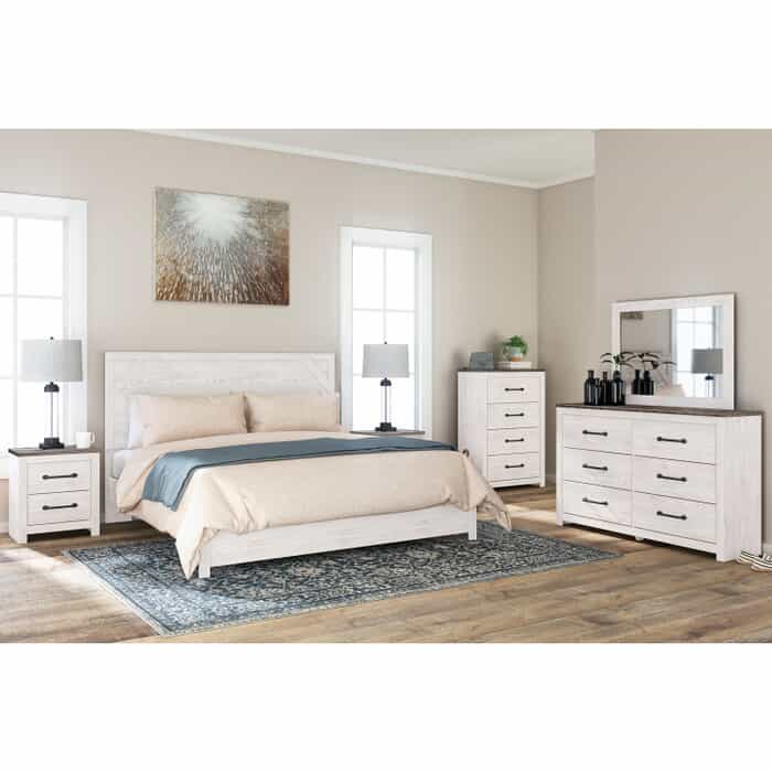 Cedric White 7-Pc. King Bedroom Package