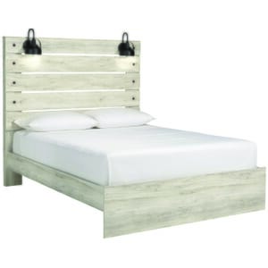 Liam White Queen Panel Bed