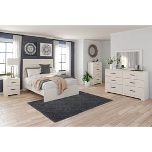 Cambell White 7-Pc. Full Bedroom Package