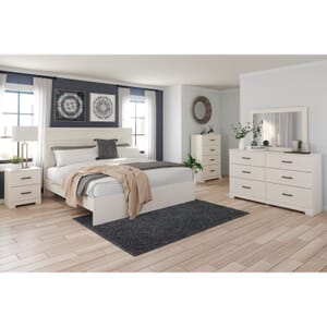 Cambell White 7-Pc. King Bedroom Package