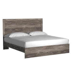 Cambell Gray King Panel Bed