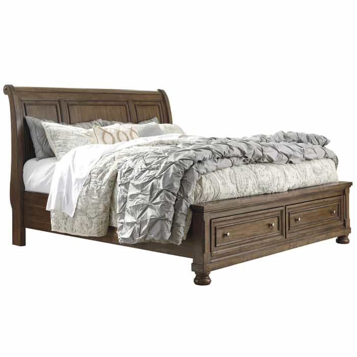 Holland Queen Sleigh Storage Bed