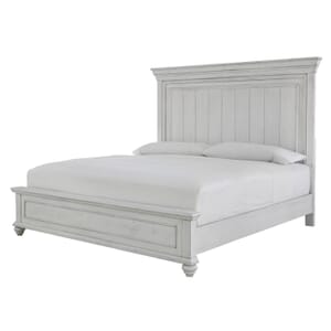 Kalyn White Queen Panel Bed