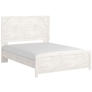 Cedric White Queen Panel Bed