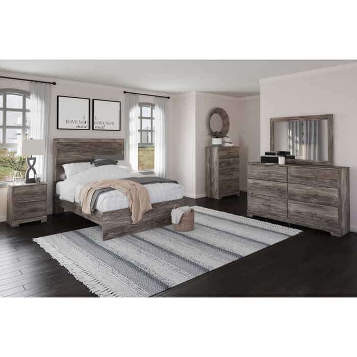 Cambell Gray 7-Pc. Full Bedroom Package