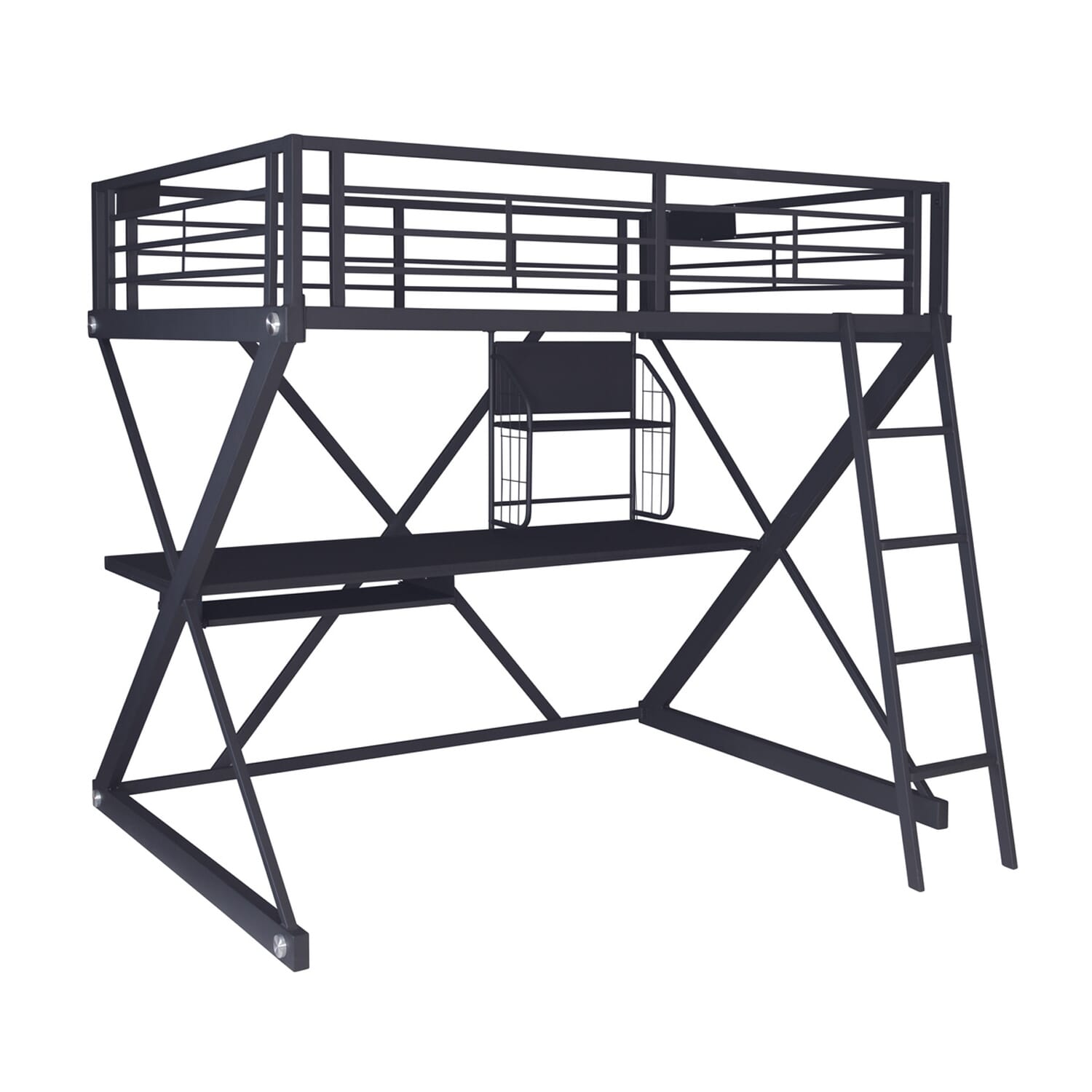 Full study loft bed best sale