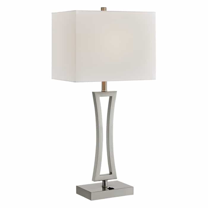 S/2 Metal Table Lamps w/USB