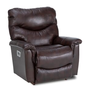 La-Z-Boy James power recliner in a brown leather product image