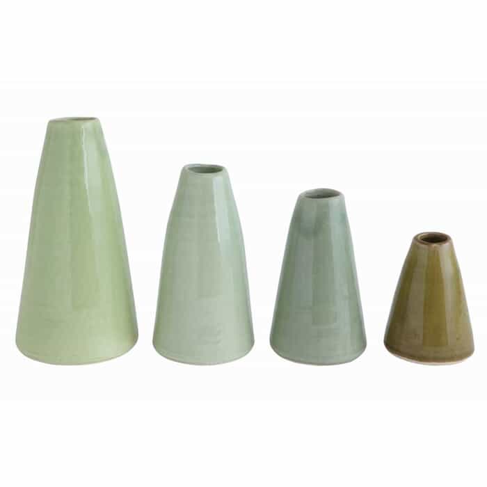 S/4 Green Vases