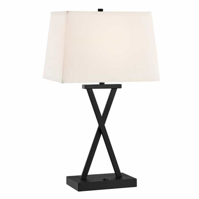 S/2 Metal Table Lamps