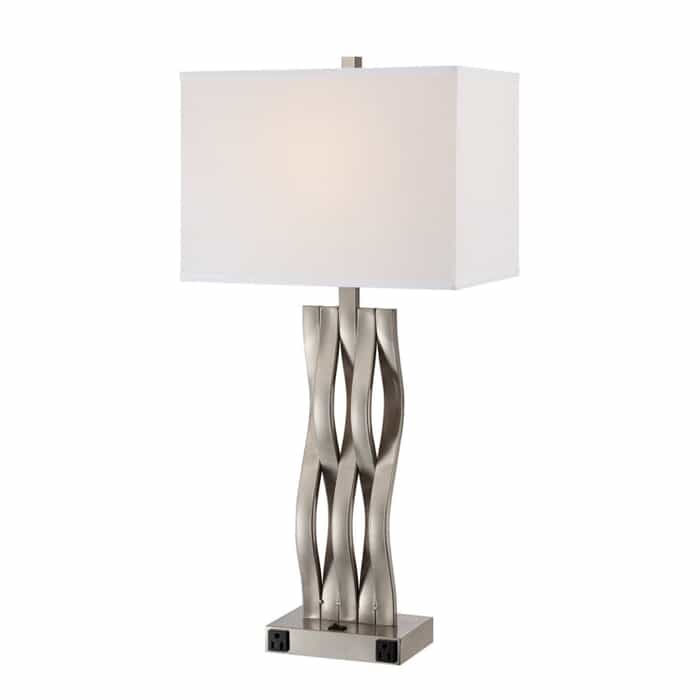Hamoil Table Lamp w/Outlets