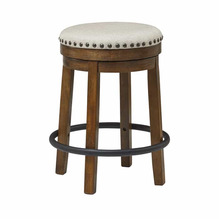 Cooper Brown Backless Counter Stool