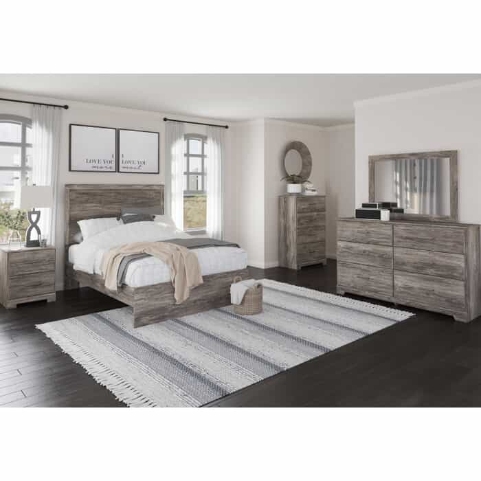 Cambell Gray 7-Pc. Twin Bedroom Package