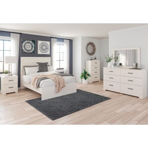 Cambell White 7-Pc. Twin Bedroom Package