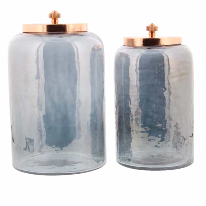 S/2 Glass Jars