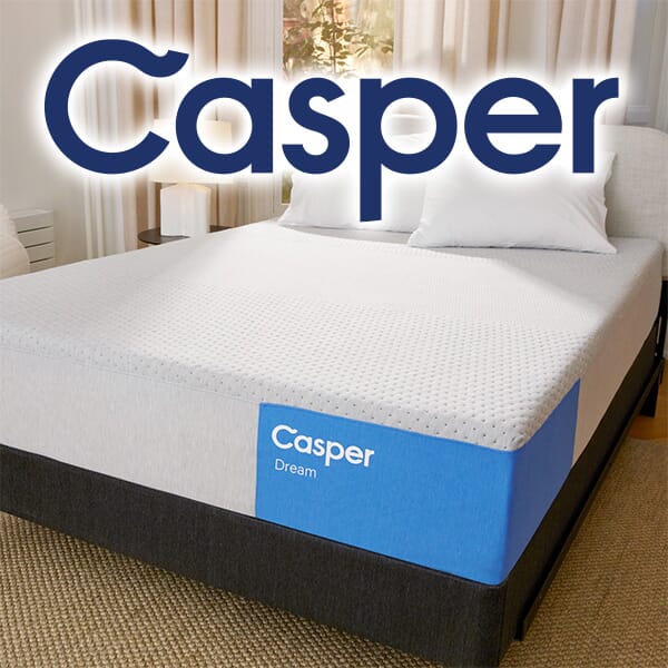Casper mattress with logo