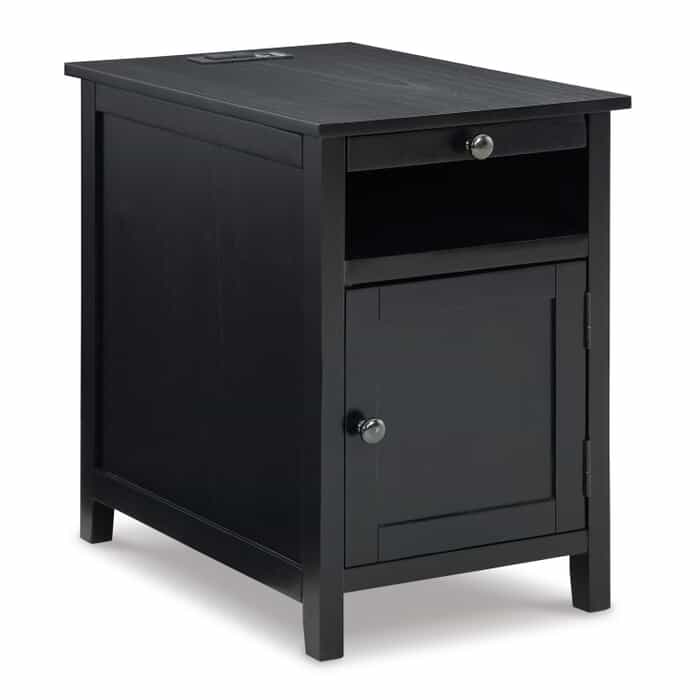 Comrade Black Chairside Table