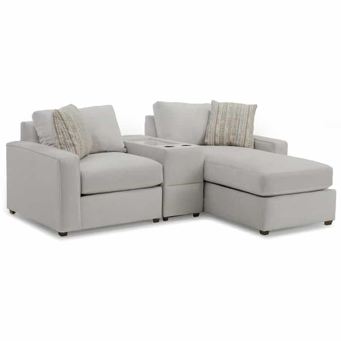 Groovy 3-Pc. Chaise Sectional