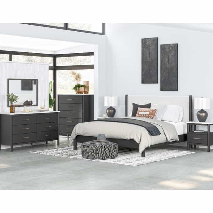 Madison Black King 7-Pc. Bedroom Package