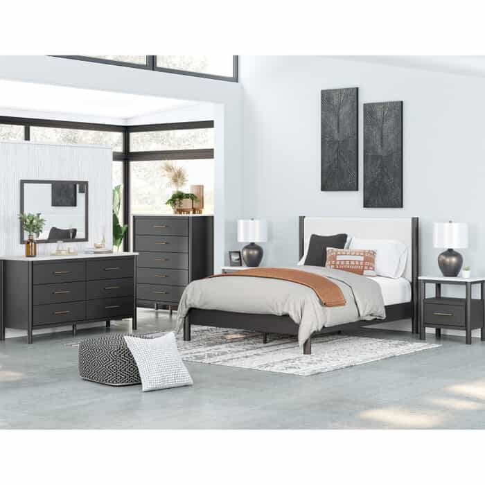 Madison Black Queen 7-Pc. Bedroom Package