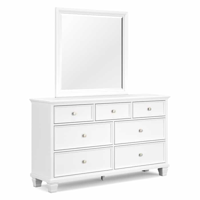 Richmond White Mirror