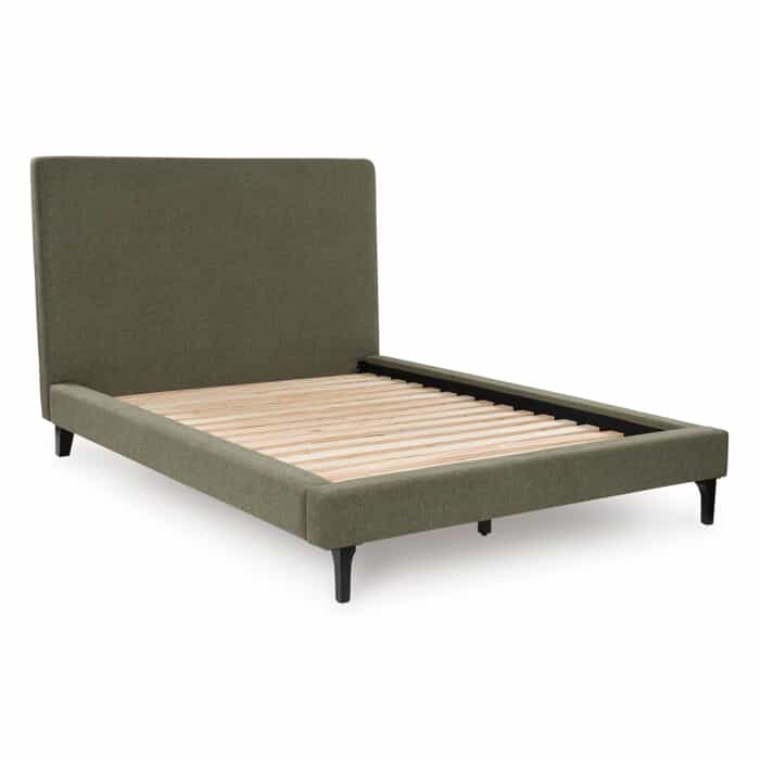 Solon Green King Upholstered Bed