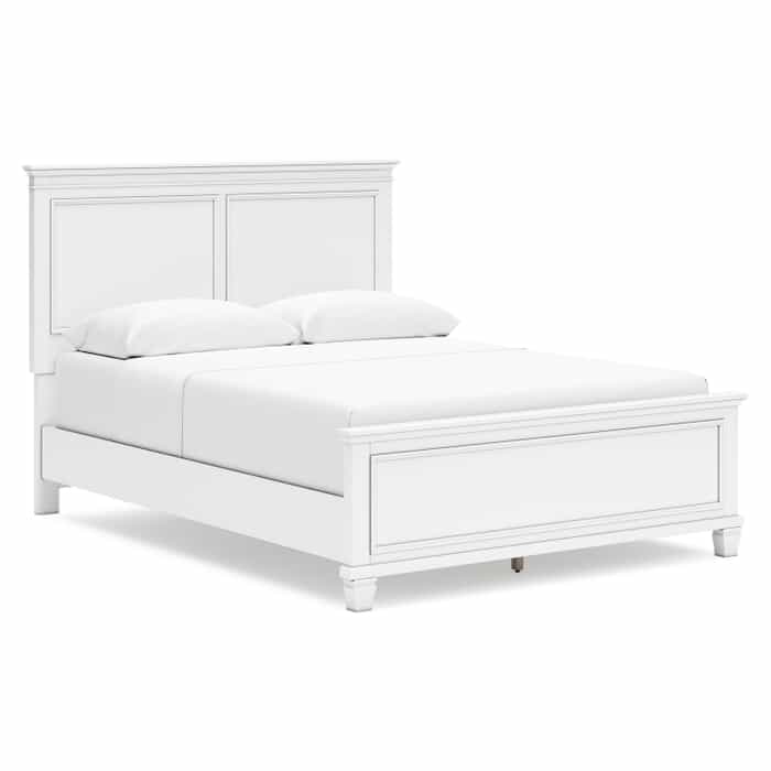 Richmond White King Panel Bed